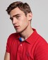 Gant Contrast Collar Pique Poloshirt Bright Red