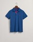 Gant Contrast Collar Pique Poloshirt Lake Blue