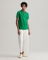 Gant Contrast Collar Pique Poloshirt Lavish Green