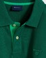 Gant Contrast Collar Piqué Poloshirt Leaf Green