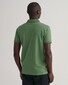 Gant Contrast Collar Pique Poloshirt Leaf Green Melange