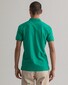 Gant Contrast Collar Pique Poloshirt Lush Green