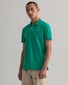 Gant Contrast Collar Pique Poloshirt Lush Green