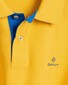 Gant Contrast Collar Pique Poloshirt Mimosa Yellow