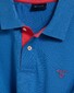Gant Contrast Collar Piqué Poloshirt Palace Blue