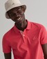 Gant Contrast Collar Pique Poloshirt Paradise Pink