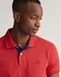 Gant Contrast Collar Pique Poloshirt Ruby Red