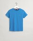 Gant Contrast Logo Short Sleeve T-Shirt Day Blue