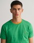 Gant Contrast Logo Short Sleeve T-Shirt Mid Green