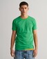 Gant Contrast Logo Short Sleeve T-Shirt Midden Groen
