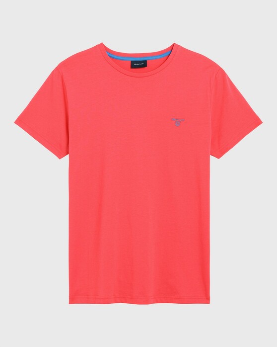 Gant Contrast Logo T-Shirt Watermelon Red