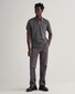 Gant Contrast Piqué Short Sleeve Subtle Stretch Polo Antraciet Melange