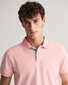 Gant Contrast Piqué Short Sleeve Subtle Stretch Polo Bubblegum Pink