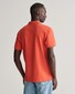 Gant Contrast Piqué Short Sleeve Subtle Stretch Polo Burnt Orange