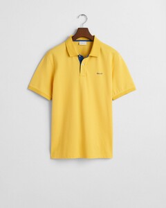 Gant Contrast Piqué Short Sleeve Subtle Stretch Polo Faded Sunset