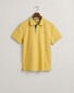 Gant Contrast Piqué Short Sleeve Subtle Stretch Polo Parchment Yellow