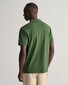 Gant Contrast Piqué Short Sleeve Subtle Stretch Polo Pine Green