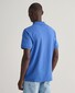 Gant Contrast Piqué Short Sleeve Subtle Stretch Polo Rich Blue