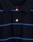 Gant Contrast Stripe Pique Rugger Polo Avond Blauw