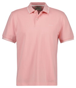 Gant Contrast Tipping Short Sleeve Piqué Polo Bubbelgum Pink