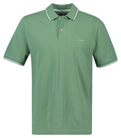 Gant Contrast Tipping Short Sleeve Piqué Polo Kalamata Green
