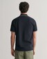 Gant Contrast Tipping Short Sleeve Piqué Poloshirt Black