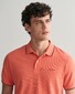 Gant Contrast Tipping Short Sleeve Piqué Poloshirt Sunset Pink