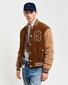 Gant Cord Varsity Jacket G Terry Badge Cacao