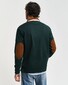 Gant Corduroy Collar Heavy Rugger Pullover Tartan Green