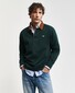 Gant Corduroy Collar Heavy Rugger Pullover Tartan Green