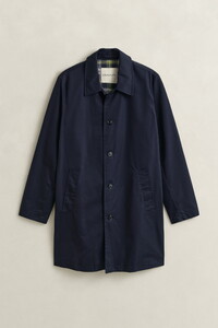 Gant Cotton Blend Car Coat Jas Avond Blauw