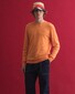 Gant Cotton Cashmere C-Neck Trui Russet Orange Melange