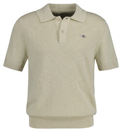 Gant Cotton Flamme Polo Pullover Silky Beige