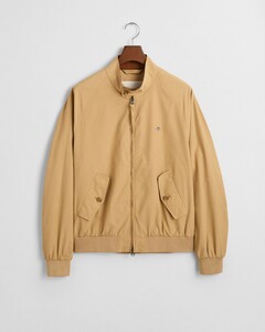 Gant Cotton Harrington Jacket Oak Beige