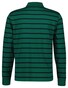 Gant Cotton Jersey Striped Long Sleeve Polo Deep Forest Green