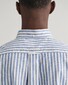Gant Cotton Linen Allover Yarn Dyed Stripes Shirt Rich Blue