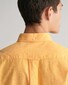 Gant Cotton Linen Uni Button Down Shirt Medal Yellow
