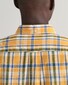 Gant Cotton Linen Yarn Dyed Check Shirt Faded Orange