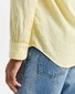 Gant Cotton Linnen Button-Down Overhemd Banana Yellow