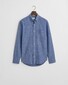 Gant Cotton Linnen Button-Down Overhemd Rich Blue