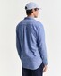 Gant Cotton Linnen Button-Down Overhemd Rich Blue