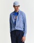 Gant Cotton Linnen Button-Down Overhemd Rich Blue