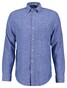 Gant Cotton Linnen Button-Down Overhemd Rich Blue