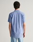 Gant Cotton Linnen Short Sleeve Button Down Overhemd Rich Blue