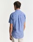 Gant Cotton Linnen Short Sleeve Button-Down Overhemd Rich Blue