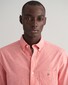 Gant Cotton Linnen Short Sleeve Button Down Overhemd Sunset Pink