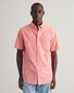 Gant Cotton Linnen Short Sleeve Button Down Overhemd Sunset Pink