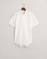 Gant Cotton Linnen Short Sleeve Button Down Shirt White