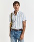 Gant Cotton Linnen Yarn Dyed Stripes Overhemd Fresh Blue