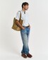 Gant Cotton Linnen Yarn Dyed Stripes Overhemd Fresh Blue